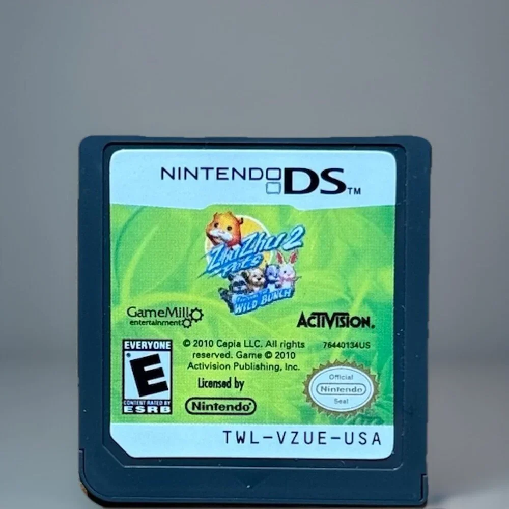 Zhu Zhu Pets 2 Nintendo Ds Featuring The Wild Bunch Tested Working CIB Complete!